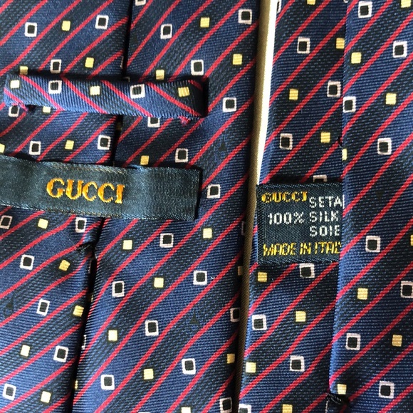 Gucci 100% Seta Silk Tie Made In Italy ๐ฎ๐น - Picture 3 of 14